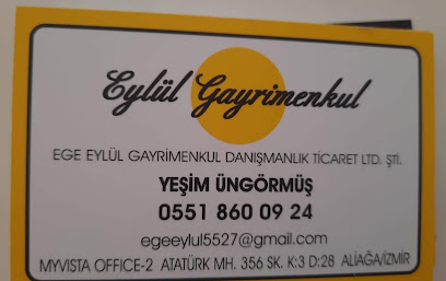 EYLÜL GAYRİMENKUL DANIŞMANLIK TİCARET LTD.ŞTİ kapak